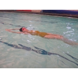 aula de natação para iniciantes Aclimação