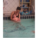 aulas de natação de bebe República
